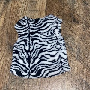 Cypress Zebra Print Dog Sweater Size XS